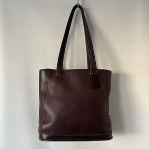 Vtg Coach Bleecker Tote Satchel Shoulder Bag Brown  # 9305